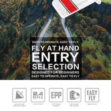 Load image into Gallery viewer, RC Airplane, 2 Channel RC Plane, 2.4GHz Remote Control Airplane, EPP Foam RC Glider, Easy to Fly RC Aircraft