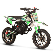Load image into Gallery viewer, 58CC 4-Stroke Kids Mini Dirt Bike, 8-14 Gas Powered Off-Road Pull Start Motorcycle, Pocket Pit Trail Bikes W/EPA Approved-Green