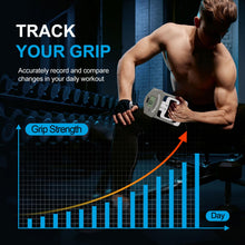 Load image into Gallery viewer, Handeful Grip Strength Tester Trainer - Dynamometer Handgrip Measurer Meter, Handheld Strengthener Exerciser for Sports, School, and Home Use (198Lbs / 90Kgs)