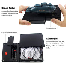 Load image into Gallery viewer, Mini RC Nuclear Submarine Toy Remote Control Boat Electric Dive Fish Water Tank Kids Gifts (Blue)