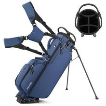 Load image into Gallery viewer, RIOROO 5 Way Golf Stand Bag with Full Length Dividers, Lightweight Golf Bag with Rain Cover, 6 Zippered Pockets & Cooler Bag, Breathable Straps
