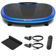 Load image into Gallery viewer, MERACH Vibration Plate Exercise Machine, 4D Whole Body Workout Vibrating Platform for Lymphatic Drainage Weight Loss Muscle Activation, Home Fitness Equipment with Bluetooth Light Pull Cord