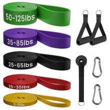 Load image into Gallery viewer, Resistance Bands for Working Out,Pull Up Assistance Bands Set, Unisex Exercise Bands
