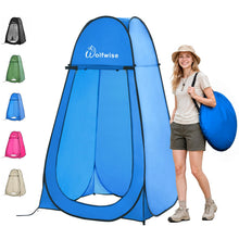 Load image into Gallery viewer, WolfWise Pop Up Shower Tent for Camping Essentials, Compact & Lightweight