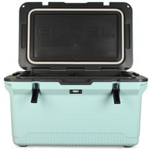 Load image into Gallery viewer, ENGEL 60 QT Ultra-Light Injection Molded Cooler - Ice Chest Keeps Ice up to 7 Days - Large Cooler Includes Wire Basket, Divider and Built-in Bottle Opener - Seafoam with Dark Grey Interior (Seafoam)