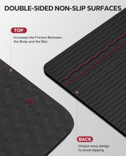 Load image into Gallery viewer, HAPBEAR Extra Large Yoga Mat - 72"x42"x6mm (1/4 inch), Non-Slip, Durable, Eco-Friendly, Thick Wide Exercise Mat for Home Workouts, Yoga, Pilates, Stretching, Meditation (Barefoot Exercise)