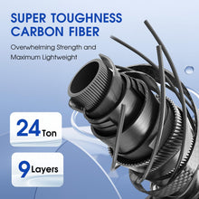 Load image into Gallery viewer, FISHAPPY Fishing Gaff Saltwater Fish Gaff with S316 Stainless Steel Fishing Hook Carbon Fiber Fishing Gaff 4'8''/ 7' (7' Gaff - 3'' Hook)