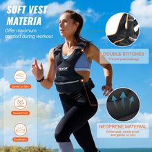 Load image into Gallery viewer, VEVOR Adjustable Weighted Vest, 11-20lb Weight Vest with 6 Ironsand Weights and Reflective Stripe, Body Weight Vest Exercise Set for Men Women, Workout Equipment for Strength Training Running Jogging
