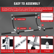 Load image into Gallery viewer, TOPOKO Upgrade Pull Up Bar for Doorway Set- Portable
