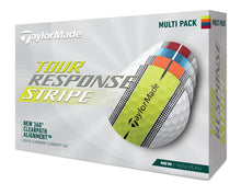 Load image into Gallery viewer, TaylorMade Golf Tour Response Stripe Ball Multi Pack Dozen