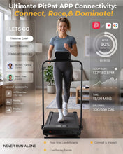 Load image into Gallery viewer, Superun Walking Pad Treadmill with Incline and Handle Bar