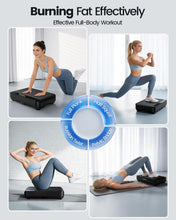 Load image into Gallery viewer, Viamotion Vibration Plate Exercise Machine, Full Body Vibrating Platform for Lymphatic Drainage Weight Loss, 99 Levels Shake Plate with LED Display for Women
