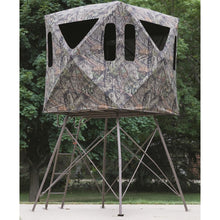 Load image into Gallery viewer, Guide Gear 6' Quad Pod Hunting Tower Blind, 2-3 Man Stand Elevated, Hunting Gear Equipment Accessories, 6x6' RT APX