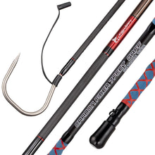 Load image into Gallery viewer, FISHAPPY Fishing Gaff Saltwater Fish Gaff with S316 Stainless Steel Fishing Hook Carbon Fiber Fishing Gaff 4'8''/ 7' (Blue 7' Gaff - 4'' Hook)