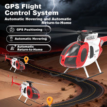 Load image into Gallery viewer, X-MechFun 1/16 Scale F119S MD500 LittleBirds RC Helicopter, 2.4G 9CH Flybarless Rotor Military Helicopter