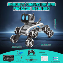 Load image into Gallery viewer, Remote Control Robot Dog Toy for Kids,2.4Ghz 8WD Gesture Sensing Stunt Rc Cars with Music & Light