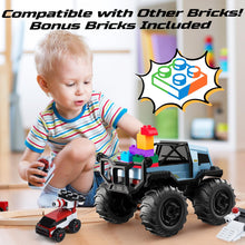 Load image into Gallery viewer, Amphibious Remote Control Car Monster Truck Toys Waterproof RC Stunt Cars for Boys 8-12 Toys W/Blocks & 360°Spin