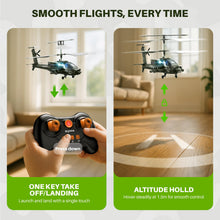 Load image into Gallery viewer, Remote Control Helicopter 2.4GHz Military Army Toys for Boys Girls Kids with Altitude Hold