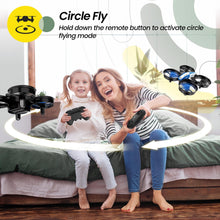 Load image into Gallery viewer, Holy Stone Mini Drone for Kids and Beginners RC Nano Quadcopter Indoor Small Helicopter Plane with Auto Hovering, 3D Flips, Headless Mode and 3 Batteries, Great Gift Toy for Boys and Girls, HS210 Blue