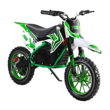 Load image into Gallery viewer, Electric Motocross Dirt Bike with Speeds up to 15.5 MPH for Uphill and Off-Road Conditions,36V Electric Motorcycle