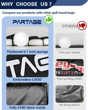 Load image into Gallery viewer, Partage Golf Travel Bag with Wheels, Airline Travel Case, 900D Oxford