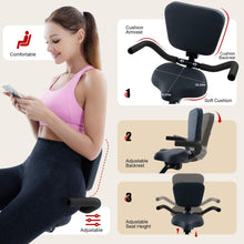 Load image into Gallery viewer, BARWING Stationary Exercise Bike for Home with App,5 IN 1 Foldable Indoor Cycling Bike App-XB01-Black