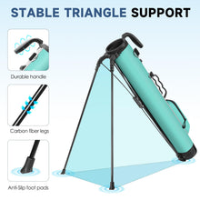 Load image into Gallery viewer, Findway Golf Stand Bag, Small Golf Bag for The Driving Range, Par 3 and Executive Courses, Lightweight Golf Club Carry Bag with Ball Holder and Pockets for Men Women