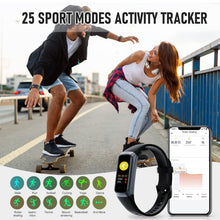 Load image into Gallery viewer, Bakoor Fitness Tracker, Fitness Watch (Black)
