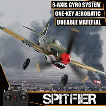 Load image into Gallery viewer, RC Plane 4-CH RC Airplane – RC Airplane Ready to Fly Upgrade P-40 Warhawk Remote Control Airplanes for Beginners Adult with Beginners