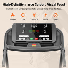 Load image into Gallery viewer, THERUN Incline Treadmill, 0-12% Auto Incline - Orange Black