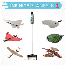 Load image into Gallery viewer, 4.0 The Next-Generation Smartphone Controlled Paper Airplane Kit, RC Controlled. Easy to Fly with Autopilot & Gyro Stabilizer