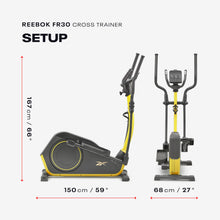 Load image into Gallery viewer, Reebok FR30 Home Elliptical Cross Trainer - Yellow