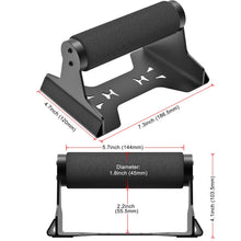 Load image into Gallery viewer, SELEWARE Push Up Bars, Heavy-Duty Steel Pushup Stands with NBR Rubber Covered Wood Handles, Non-Slip Lion Design Base Parallettes Bars for Push Ups, Calisthenics, Handstand & Strength Training