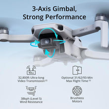 Load image into Gallery viewer, Mini 4K Fly More Combo, Drone with 4K UHD Camera for Adults, Under 249 g, 3-Axis Gimbal Stabilization, 10km Video Transmission