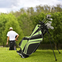 Load image into Gallery viewer, Tangkula Golf Stand Bag with 6 Way Top Dividers, Green