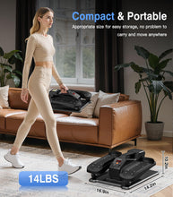 Load image into Gallery viewer, Portable Under Desk Elliptical Machine with Wireless Remote