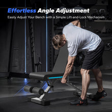 Load image into Gallery viewer, MERACH Weight Bench, Foldable Weight Benches for Home Gym with 990 LBS, Adjustable Weight Bench with 72 Training Angles, Incline Bench Press for Full Body