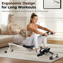 Load image into Gallery viewer, FEIERDUN Compact Adjustable Rowing Machine for Home