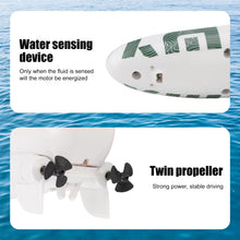 Load image into Gallery viewer, RC Sailboat Boat, 2.4Ghz Remote Control Boat with Lights for Pools, Lake, Bathtub, Summer Outdoor Water Sailboat Toys (Green)