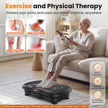 Load image into Gallery viewer, AXV Vibration Plate Fitness Platform Exercise Machine Vibrating Shaking Full Body Shaker Workout Vibrate Stand Shake Board Sport for Weight Loss Fat Burner for Gym Home Office