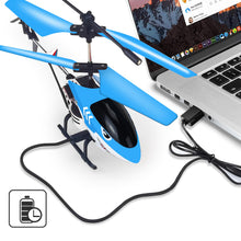 Load image into Gallery viewer, Remote Control Helicopter for Kids| Toys for Ages 8+ | Rc Helicopter Toys with LED Lights, 3.5 Channel, Gyro Stabilizer, Altitude Hold