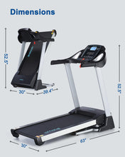 Load image into Gallery viewer, BORGUSI Treadmill with 15% Auto Incline - Blue