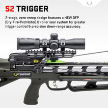 Load image into Gallery viewer, TenPoint Turbo X Crossbow, Moss Green - 415 FPS - Equipped with 100-Yard RangeMaster Scope, ACUslide Cocking & De-Cocking System + S2 Trigger