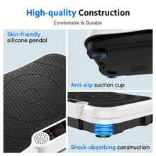 Load image into Gallery viewer, Trekora Vibration Plate Exercise Machine, Vibrating Fitness Platform for Lymphatic Drainage, Full Body Shaker Workout Equipment, Vibrate Fitness Platform for Home Women Men Exercise Gym (White)