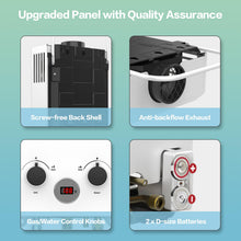 Load image into Gallery viewer, Propane Water Heater, 6L 1.58GPM 41000 BTU Portable Tankless Water Heater Outdoor, Gas Instant Hot with Handle Overheating Protection for RV Trips, Camping, Boat Cabins, Outdoor Shower, White