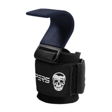 Load image into Gallery viewer, Gymreapers Weight Lifting Hooks (Pair) (Navy)