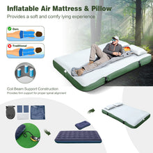 Load image into Gallery viewer, DORTALA 2-Person Tent Cot, Foldable Elevated Camping Tent w/Air Mattress & Sleeping Bag, Portable Dome Camping Tent Cot for Hiking, Camping & Picnic