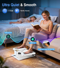 Load image into Gallery viewer, Portable Under Desk Elliptical Machine with Wireless Remote - White