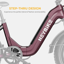 Load image into Gallery viewer, Electric Bike for Adults, Foldable 1400W Peak Motor Ebike, 20" x 4.0" Fat Tire Step-Thru Electric Bicycle