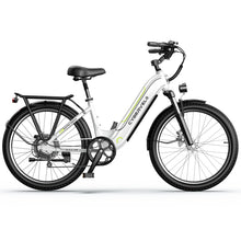 Load image into Gallery viewer, Cybervelo 1000 Peak Electric Bike for Adults,up 80 Miles Removable Battery Ebike, 26" Electric E Bike with 7-Speed,Adult Electric Bicycles